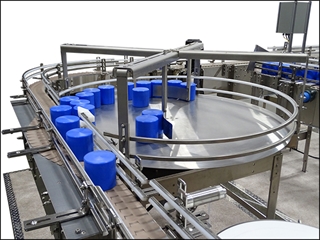 De-scramble Rotary Accumulation Table