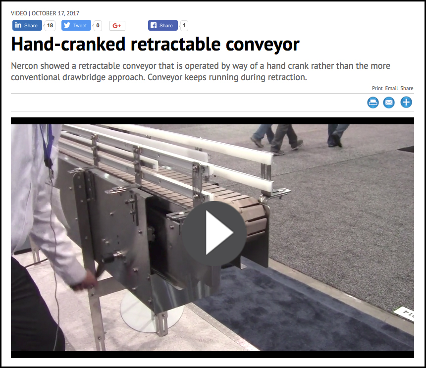 Retractable Conveyor Gate