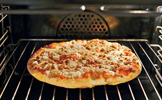 Pizza in Oven