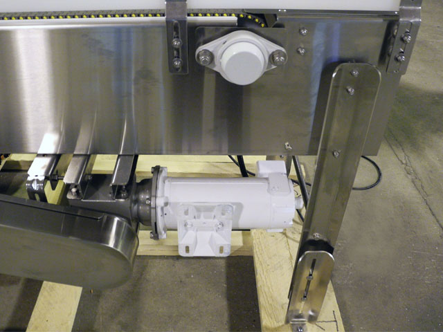 Sanitary Leg of a Conveyor