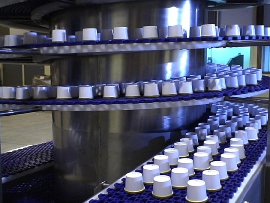 Live Drum Spiral Conveyor