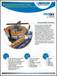 Rotary Table Sell Sheet