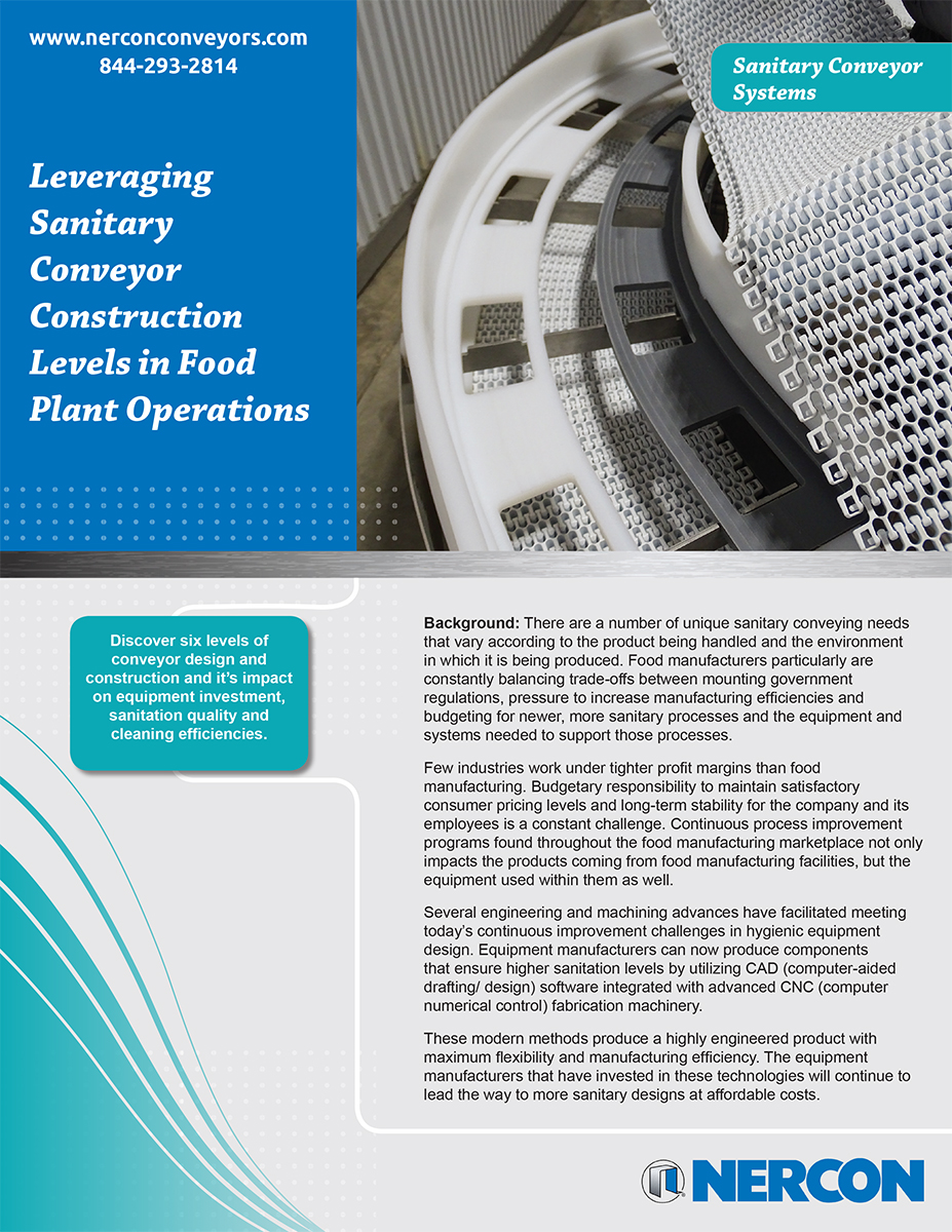 Sanitary Conveyor Whitepaper