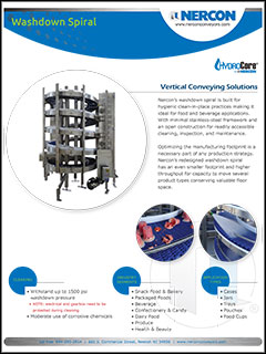 Washdown Spiral Sell Sheet