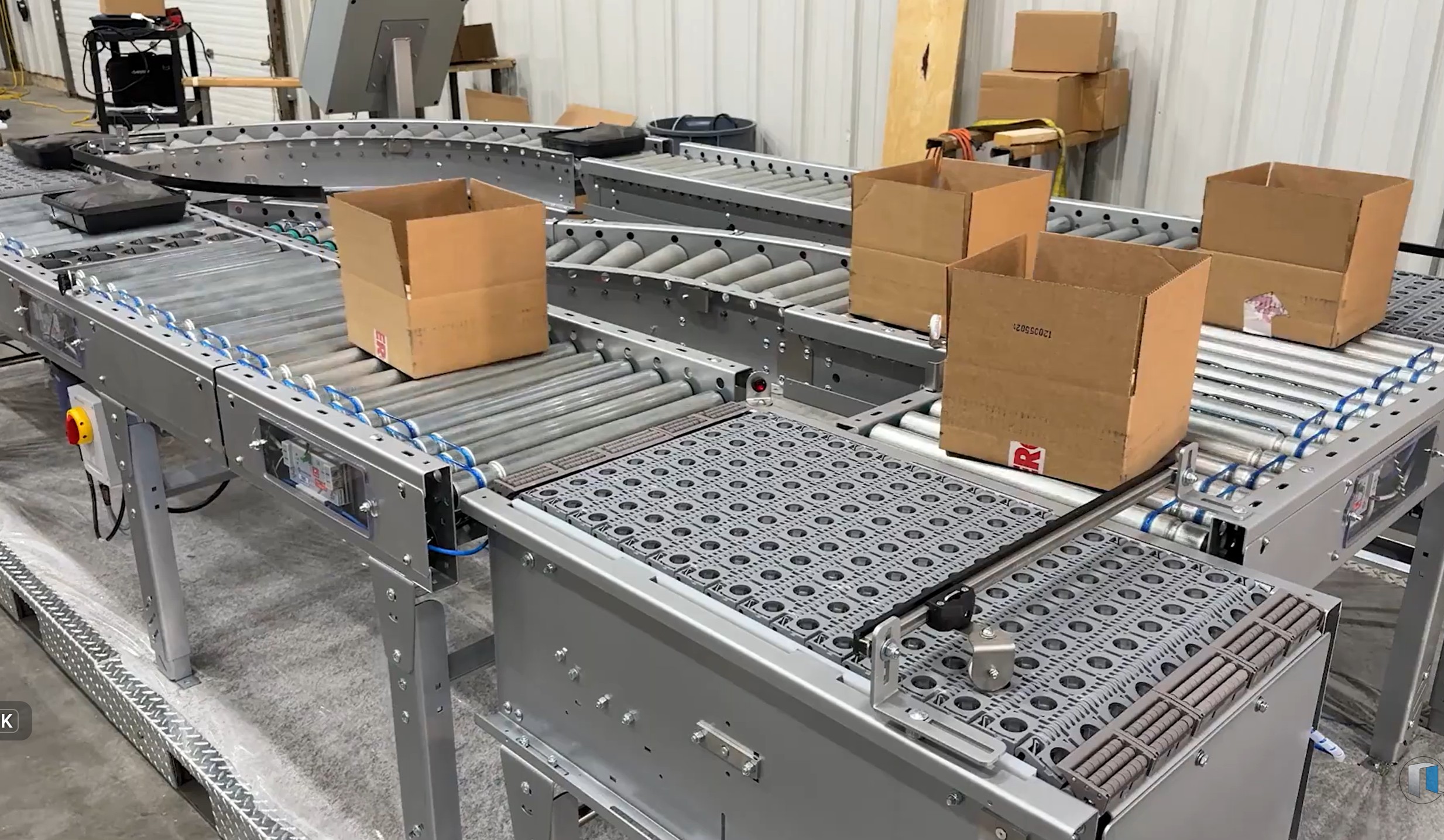 Plastic Belt Case Conveyors