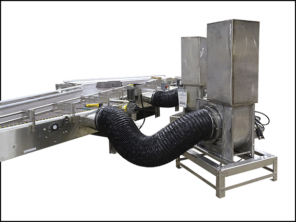 Vacuum sales conveyor belt